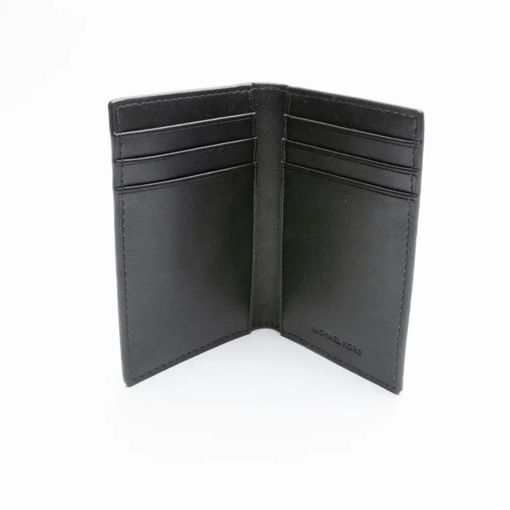 Michael Kors Men's Signature Folding Card Case Black (pre-owned)
